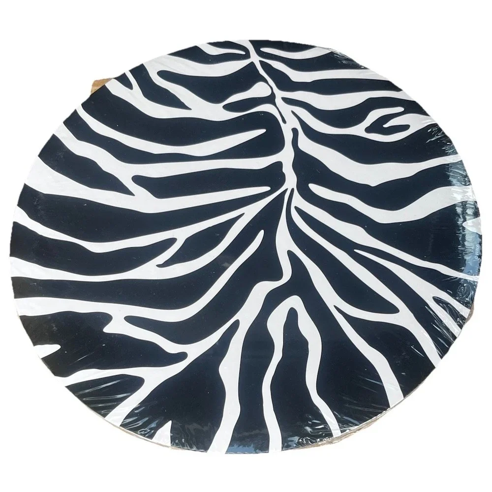 Wilton 12in Cake Boards (3pc)‎ Zebra Black White 2104-5150 Sealed